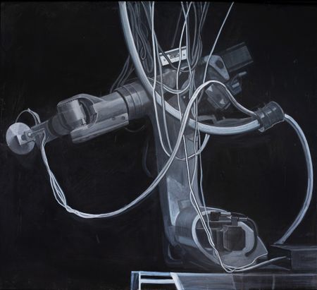 Агне-Мария Силкинайте (Картина, живопись - 
                  138 x 123 см) Technology IV