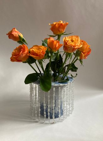 Валерия Головенкина (Скульптура - 
                  21 x 18 см) Ваза "Вода и Грезы"