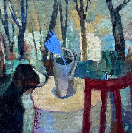 Анна Голубь (Картина, живопись - 
                  50 x 50 см) Летний день