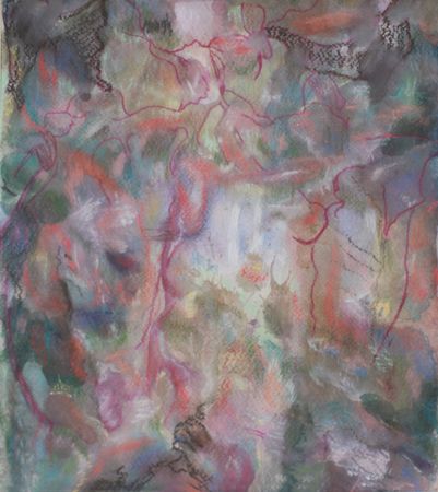 Мария Алдашкова (Авторская графика - 
                  57 x 57 см) Блуждающие мысли 4