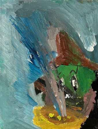 Влад Мальцев (Картина, живопись - 
                  15 x 20 см) Золотой горшочек лепрекона