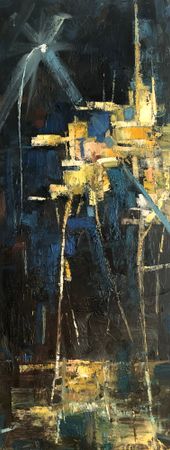 Лера Олейникова (Авторская графика - 
                  25 x 63 см) Без названия