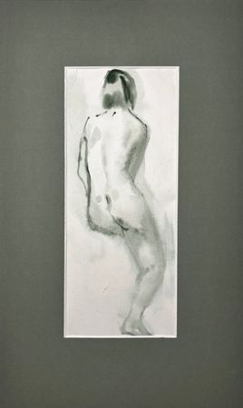 Люсинэ Туманян (Авторская графика - 
                  20 x 34 см) Обнажённая