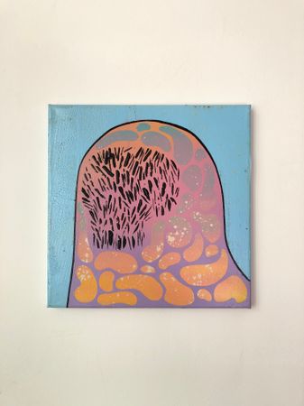 Леша Мелки (Картина, живопись - 
                  30 x 30 см) STONE KING