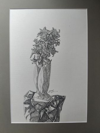 Наталия Рокотова (Авторская графика - 
                  30 x 40 см) Гиацинт