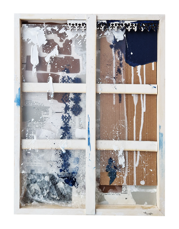 Валерия Финина (Коллаж / ассамбляж - 
                  30 x 40 см) Демонтаж