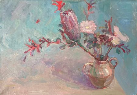 Мария Волкова (Картина, живопись - 
                  50 x 35 см) Протея