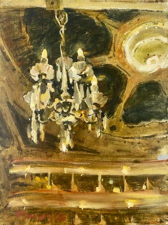 Надежда Воронцова (Картина, живопись - 
                  30 x 40 см) Театральные сезоны