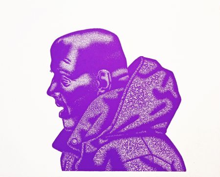 Андрей Андреев (Графика печатная - 
                  70 x 65 см) Лист 6 из серии "Мужики"