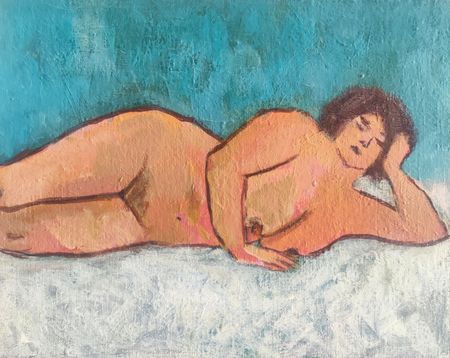 Дарья Петухова (Картина, живопись - 
                  30 x 24 см) Натурщица