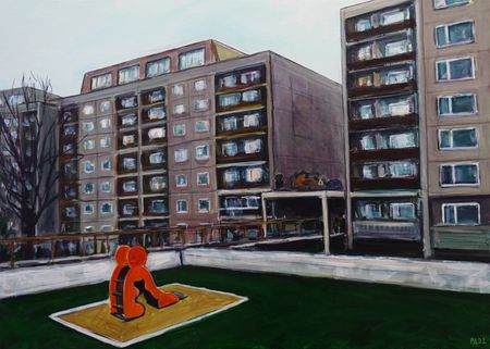Денис Русаков (Картина, живопись - 
                  70 x 50 см) Yard