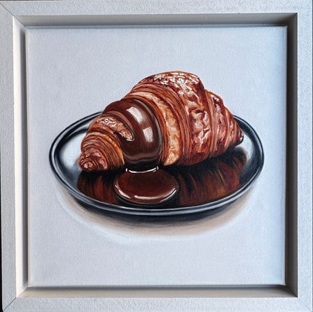 Наталья Наумова (Картина, живопись - 
                  35 x 35 см) Миниатюра "Утро"