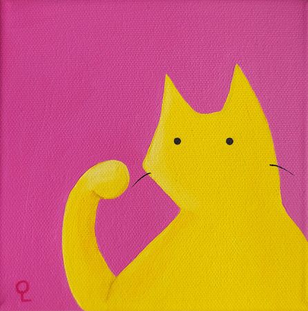 Оливия Лем (Картина, живопись - 
                  15 x 15 см) Ууу!