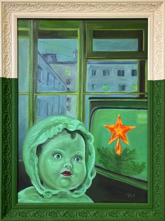 Таня Ши (Картина, живопись - 
                  50 x 70 см) Простое прошедшее