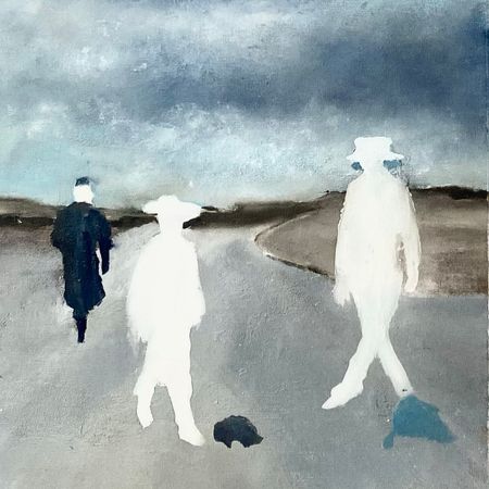 Лена Троянская (Картина, живопись - 
                  30 x 30 см) Без названия