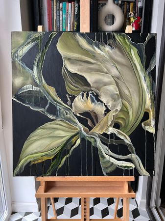 Инна Сумина (Картина, живопись - 
                  70 x 70 см) Прикосновение