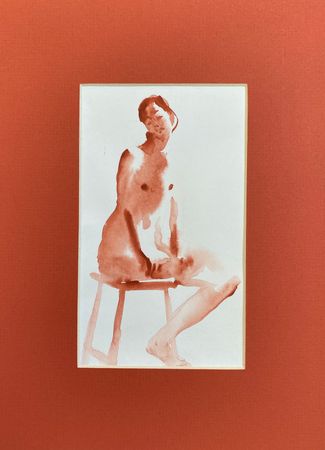 Алина Буглеева (Авторская графика - 
                  12 x 15 см) Red