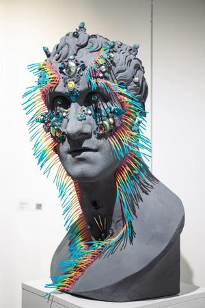 Дмитрий Шабалин (Скульптура - 
                  58 x 78 см) Бюст Цезаря Атлантического