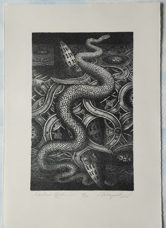 Денис Лотарев (Графика печатная - 
                  25 x 39 см) Древний Урук