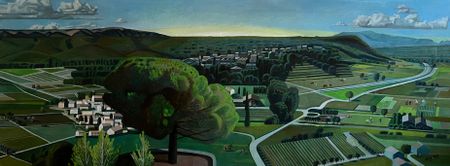 Иван Афонский (Картина, живопись - 
                  180 x 69 см) Прованс