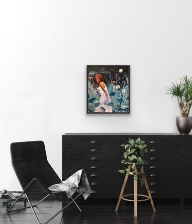 Нина Григель (Картина, живопись - 
                  45 x 50 см) В ночь на Ивана Купала