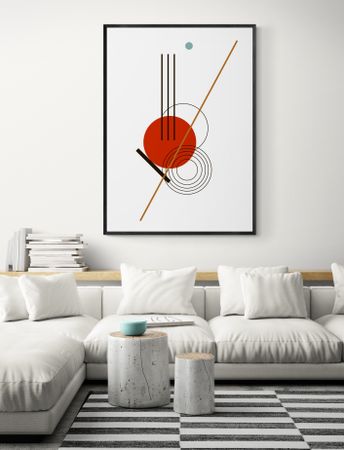 Графика печатная Модерн – Алексей Риттенберг, 70 x 100 см, №10651 – Купить  на Bizar