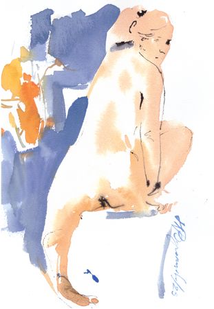 Надежда Воронцова (Авторская графика - 
                  20 x 30 см) Весна