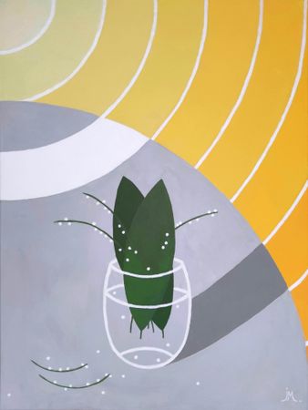 Юлия Мананникова (Картина, живопись - 
                  45 x 60 см) Hello, Summer