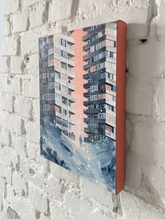 Ольга Батыршина (Картина, живопись - 
                  30 x 40 см) Панельки