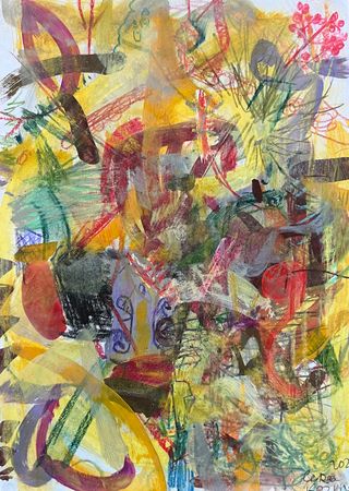 Валерия Козина (Авторская графика - 
                  20 x 30 см) Жить жизнь