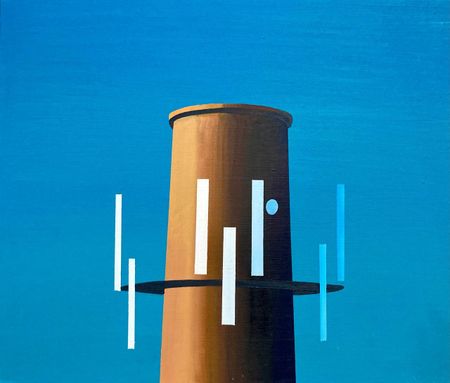 Сергей Лоцманов (Картина, живопись - 
                  55 x 50 см) Антенна