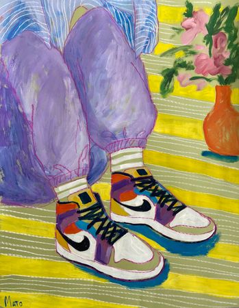 Александра Мато (Авторская графика - 
                  50 x 65 см) Nike