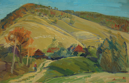 Анна Захаркина (Картина, живопись - 
                  60 x 40 см) Монастырская гора. Ширяево