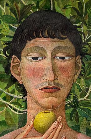 Иван Афонский (Авторская графика - 
                  22 x 33 см) Портрет 14