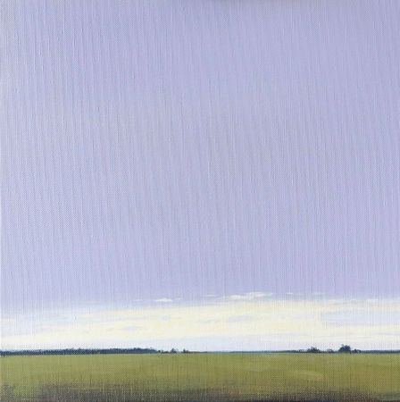 Александра Савина (Картина, живопись - 
                  60 x 60 см) Вечерний горизонт