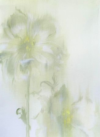 Ульяна Соловей (Авторская графика - 
                  40 x 50 см) Лист / анемон I