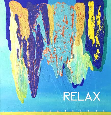 Маша Ив (Картина, живопись - 
                  80 x 80 см) RELAX
