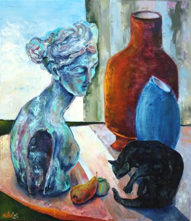 Людмила Кылыч (Картина, живопись - 
                  70 x 80 см) Союз непохожих