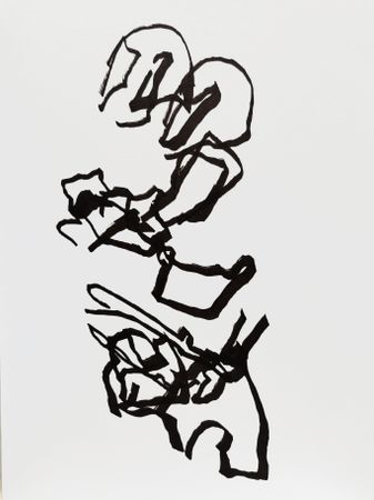 Евгений Гранильщиков (Авторская графика - 
                  21 x 29.7 см) Из серии "Касания"