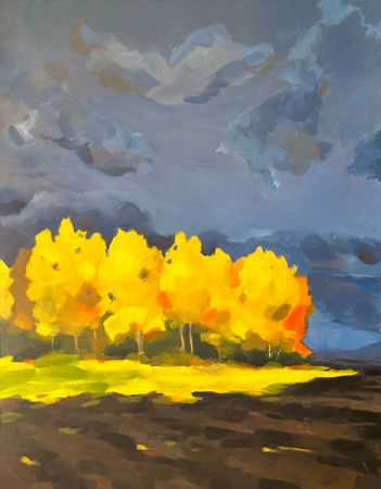 Эвелина Чернуцкая (Картина, живопись - 
                  70 x 90 см) Гроза