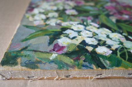 Елена Санина (Картина, живопись - 
                  33 x 42 см) Флоксы