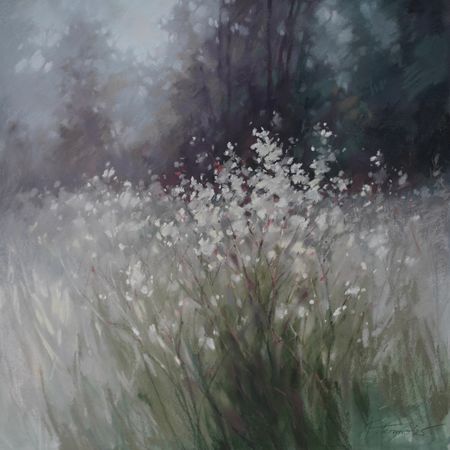 Катя Тетто (Авторская графика - 
                  60 x 60 см) Первые заморозки