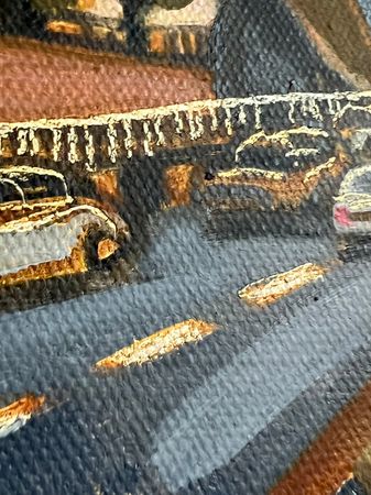 Мила Гаврилова (Картина, живопись - 
                  24 x 18 см) Крепостной мост