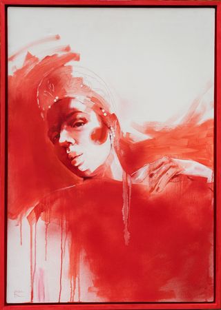 Кристина Пуршина (Картина, живопись - 
                  75 x 105 см) Калина