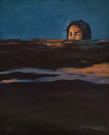 Александр Буданов (Авторская графика - 
                  40 x 50 см) Прятки