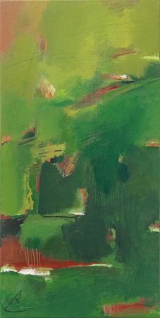 Анастасия Георгиевская (Картина, живопись - 
                  30 x 61 см) GREEN 6