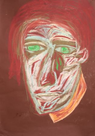 Дмитрий Василенко (Авторская графика - 
                  84 x 119 см) Антон