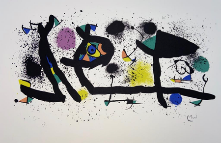 Хоан Миро (Графика печатная - 
                  77 x 56 см) Скульптуры