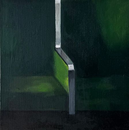 Юлия Арюшина (Картина, живопись - 
                  20 x 20 см) Токийский поезд