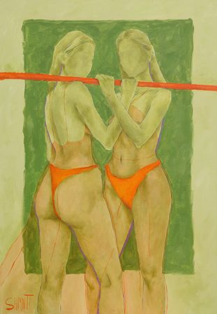 Shomina Ti (Картина, живопись - 
                  70 x 100 см) Дуальность